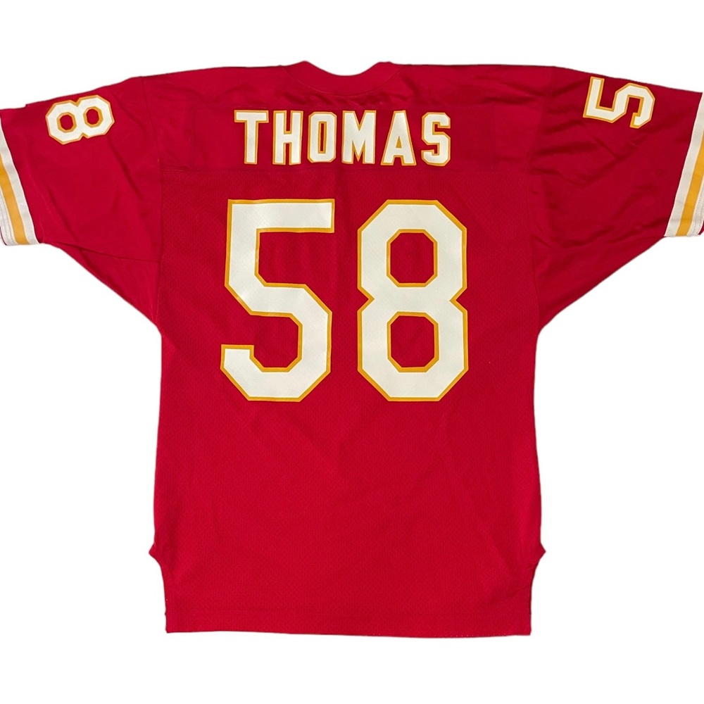 Rare Authentic Vintage Pro Line Wilson NFL Kansas City Chiefs Thomas Jersey  S46